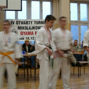 IV Mikołajkowy Turniej Karate -Łask 2004